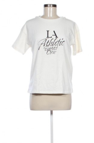 Γυναικείο t-shirt Lascana, Μέγεθος XS, Χρώμα Εκρού, Τιμή 20,99 €