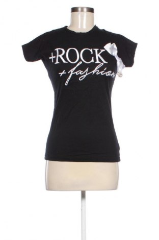 Γυναικείο t-shirt Liu Jo, Μέγεθος M, Χρώμα Μαύρο, Τιμή 19,99 €