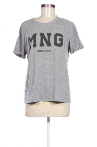 Damski T-shirt Mango, Rozmiar L, Kolor Szary, Cena 59,99 zł