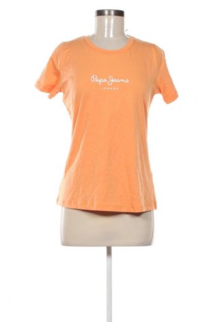 Damski T-shirt Pepe Jeans, Rozmiar L, Kolor Pomarańczowy, Cena 166,99 zł