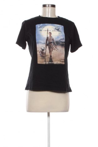 Damski T-shirt Pull&Bear, Rozmiar S, Kolor Czarny, Cena 39,08 zł