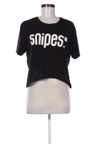 Damski T-shirt Snipes, Rozmiar M, Kolor Czarny, Cena 41,38 zł