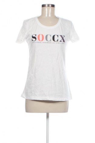 Damski T-shirt Soccx, Rozmiar M, Kolor Biały, Cena 40,99 zł