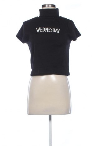 Tricou de femei Stradivarius, Mărime L, Culoare Negru, Preț 45,00 Lei