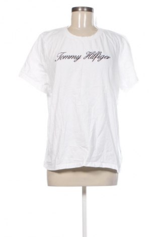 Damski T-shirt Tommy Hilfiger, Rozmiar 3XL, Kolor Biały, Cena 207,99 zł