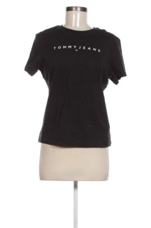 Damski T-shirt Tommy Jeans, Rozmiar XL, Kolor Czarny, Cena 207,99 zł