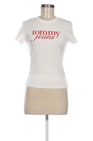 Γυναικείο t-shirt Tommy Jeans, Μέγεθος M, Χρώμα Λευκό, Τιμή 38,99 €