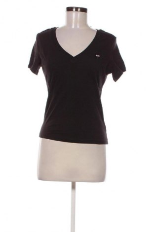 Damski T-shirt Tommy Jeans, Rozmiar L, Kolor Czarny, Cena 207,99 zł