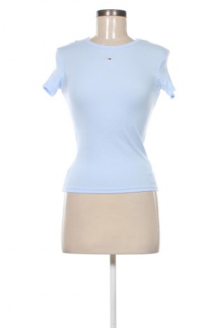 Tricou de femei Tommy Jeans, Mărime XS, Culoare Albastru, Preț 86,99 Lei