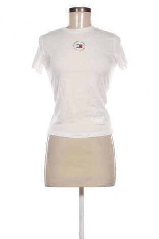 Tricou de femei Tommy Jeans, Mărime S, Culoare Alb, Preț 195,99 Lei