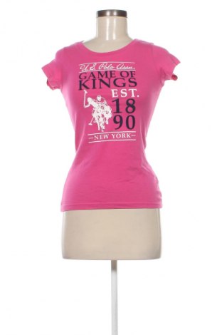 Damski T-shirt U.S. Polo Assn., Rozmiar S, Kolor Różowy, Cena 62,92 zł