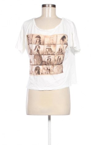 Γυναικείο t-shirt Zara, Μέγεθος M, Χρώμα Λευκό, Τιμή 9,99 €