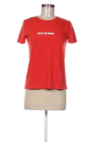 Damski T-shirt Zara, Rozmiar M, Kolor Czerwony, Cena 47,99 zł