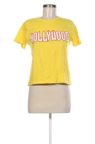 Damen T-Shirt Zara, Größe L, Farbe Gelb, Preis 10,99 €
