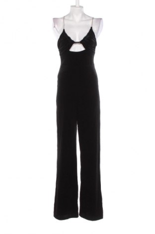 Дамски дълъг гащеризон Bershka, Размер M, Цвят Черен, Цена 26,99 лв.