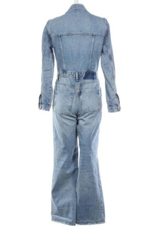 Дамски дълъг гащеризон Zara, Размер M, Цвят Син, Цена 61,32 лв.