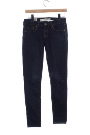 Damskie jeansy Abercrombie & Fitch, Rozmiar XXS, Kolor Niebieski, Cena 76,99 zł