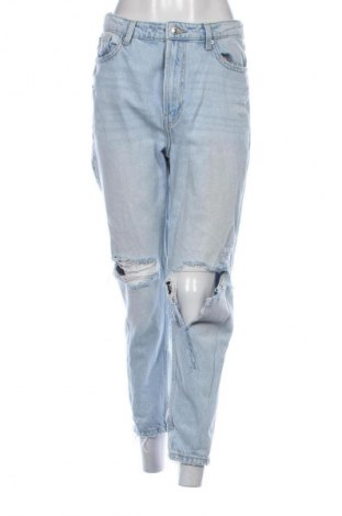 Damskie jeansy Bershka, Rozmiar M, Kolor Niebieski, Cena 66,65 zł