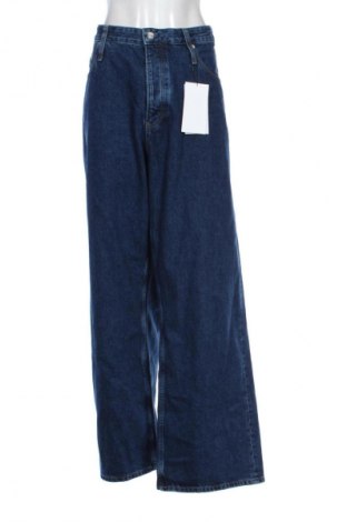 Damskie jeansy Calvin Klein Jeans, Rozmiar 3XL, Kolor Niebieski, Cena 424,99 zł