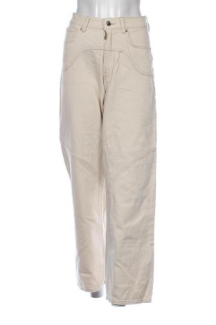 Blugi de femei H&M, Mărime S, Culoare Bej, Preț 76,99 Lei