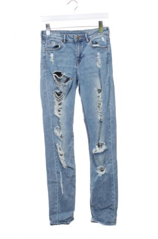 Blugi de femei H&M, Mărime XS, Culoare Albastru, Preț 50,99 Lei