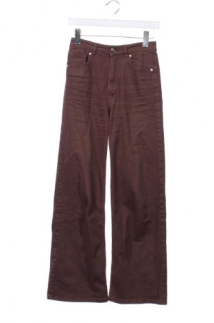 Дамски дънки H&M Divided, Размер XS, Цвят Кафяв, Цена 28,99 лв.