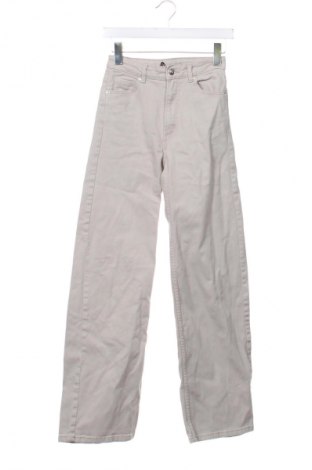 Дамски дънки H&M Divided, Размер XS, Цвят Бежов, Цена 28,99 лв.