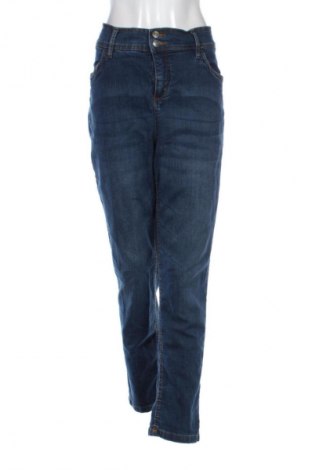 Damskie jeansy John Baner, Rozmiar XL, Kolor Niebieski, Cena 78,99 zł
