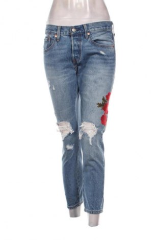 Дамски дънки Levi's, Размер S, Цвят Син, Цена 203,30 лв.