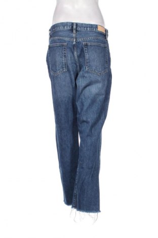 Blugi de femei Mango, Mărime L, Culoare Albastru, Preț 89,47 Lei