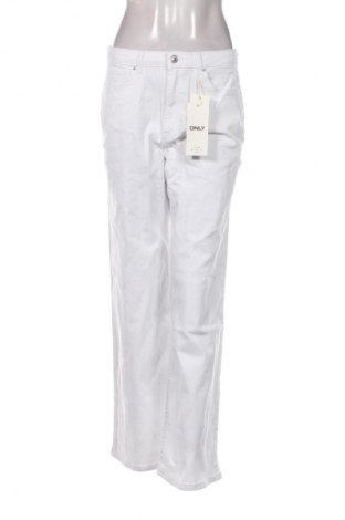 Blugi de femei ONLY, Mărime L, Culoare Alb, Preț 243,99 Lei