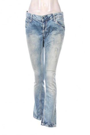 Blugi de femei Soccx, Mărime L, Culoare Albastru, Preț 117,99 Lei