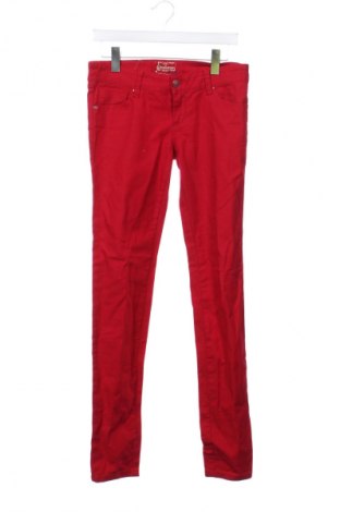 Damskie jeansy Stradivarius, Rozmiar S, Kolor Czerwony, Cena 67,00 zł