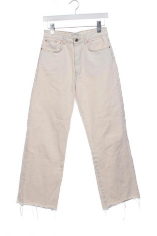 Dámske džínsy  Stradivarius, Veľkosť XS, Farba Kremová, Cena  11,68 €