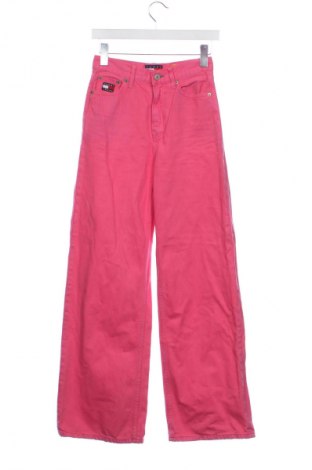 Damskie jeansy Tommy Jeans, Rozmiar XS, Kolor Różowy, Cena 172,41 zł
