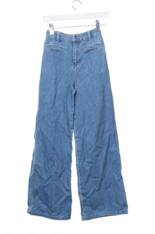 Дамски дънки Topshop Moto, Размер XS, Цвят Син, Цена 14,99 лв.