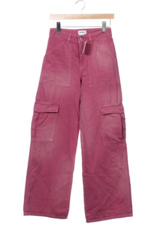 Дамски дънки Weekday, Размер XS, Цвят Розов, Цена 41,04 лв.