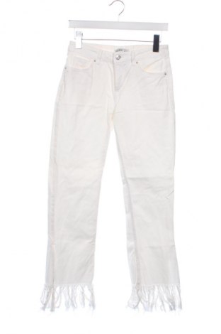 Dámske džínsy  Zara, Veľkosť S, Farba Kremová, Cena  13,80 €
