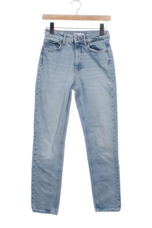 Blugi de femei Zara, Mărime S, Culoare Albastru, Preț 118,33 Lei