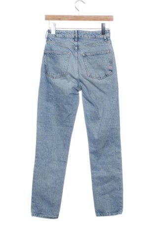 Blugi de femei Zara, Mărime S, Culoare Albastru, Preț 118,33 Lei