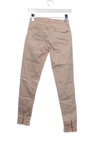 Дамски дънки Zara, Размер XS, Цвят Бежов, Цена 11,99 лв.