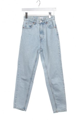 Blugi de femei Zara, Mărime XXS, Culoare Albastru, Preț 72,03 Lei