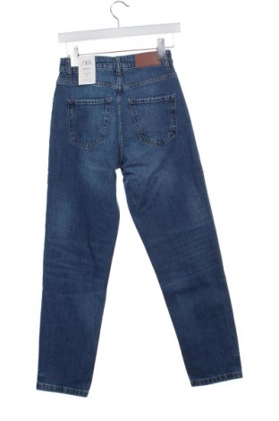 Blugi de femei Zara, Mărime XS, Culoare Albastru, Preț 164,63 Lei