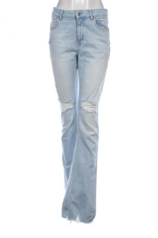 Дамски дънки Zara, Размер M, Цвят Син, Цена 17,99 лв.