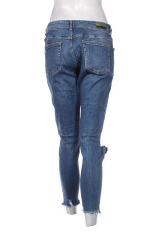 Damskie jeansy Zara, Rozmiar L, Kolor Niebieski, Cena 40,99 zł