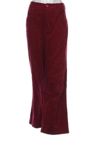 Dámske menčestráky About You, Veľkosť L, Farba Červená, Cena  13,80 €