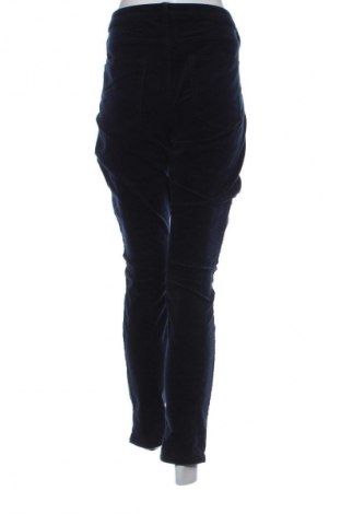 Pantaloni de velvet de femei H&M L.O.G.G., Mărime XXL, Culoare Albastru, Preț 103,49 Lei