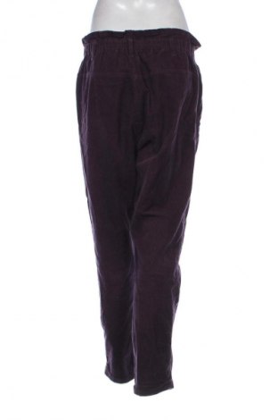 Pantaloni de velvet de femei Terranova, Mărime L, Culoare Mov, Preț 76,32 Lei