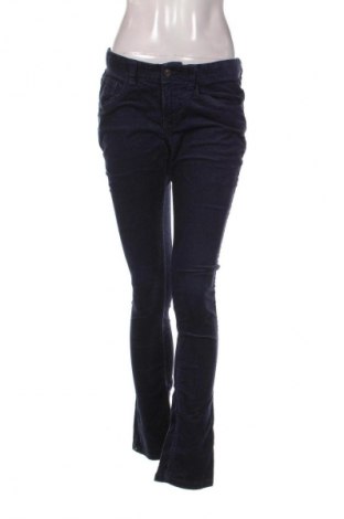 Pantaloni de velvet de femei United Colors Of Benetton, Mărime L, Culoare Albastru, Preț 69,99 Lei