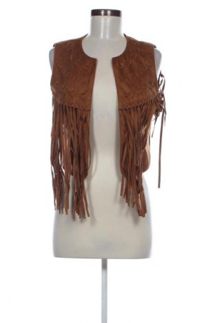 Дамски елек Vero Moda, Размер S, Цвят Кафяв, Цена 27,37 лв.